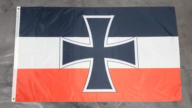 Fahne Flagge Deutsches Reich Gösch der Schiffe - 90 x 150 cm