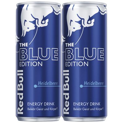 Red Bull Blue Edition koffeinhaltiges Erfrischungsgetränk 250ml 2erPack