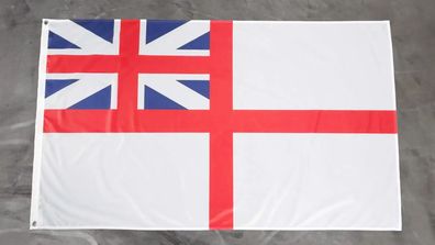 Premium Fahne Großbritannien - Marineflagge des weißen Geschwaders - 90 x 150 cm