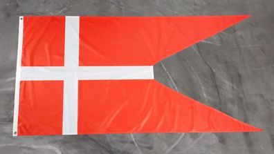 Premium Fahne Flagge Dänemark Dannebrog Schwalbenschwanz - 90 x 180 cm