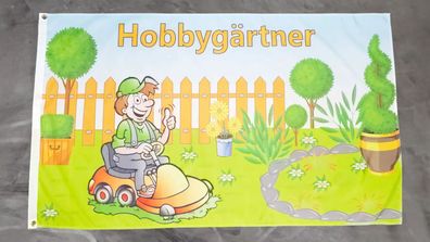 Fahne Flagge Garten Hobbygärtner - 90 x 150 cm
