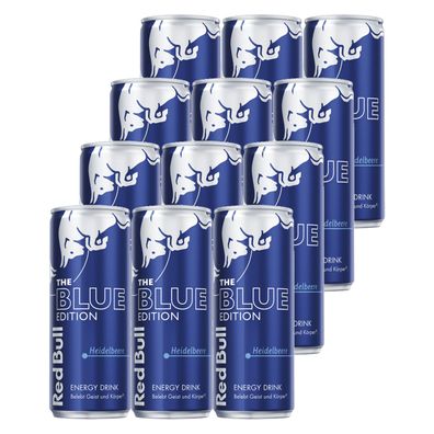 Red Bull Blue Edition koffeinhaltiges Erfrischungsgetränk 250ml 12erPack