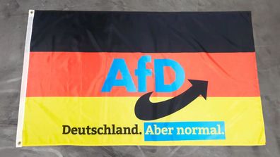 Fahne Flagge AfD - Deutschland aber normal - 90 x 150 cm