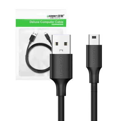 Ugreen USB-Kabel - Mini-USB 480 Mbit/s 2 m US132 (schwarz)
