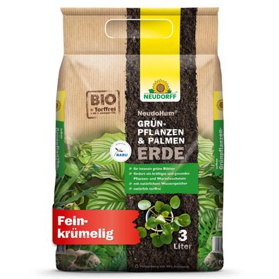Neudorff NeudoHum Grünpflanzen & PalmenErde - 3 Liter