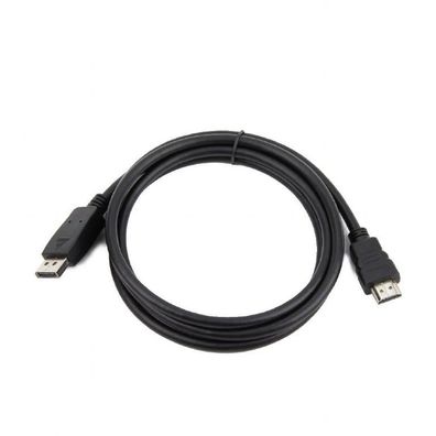 Gembird CC-DP-HDMI-10M DisplayPort auf HDMI Kabel (nicht bidirektional), 10m, schwarz