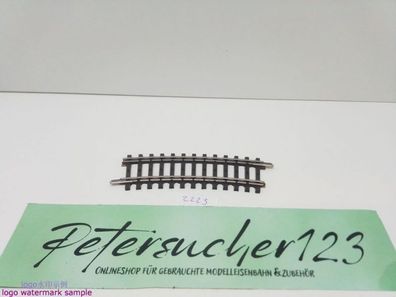 Märklin H0 AC 2223 1x gebogenes K-Gleis / R 360 / 15° = 1/2