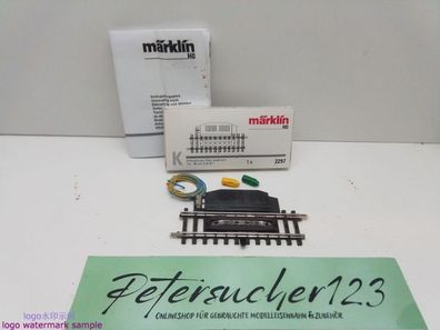 Märklin H0 AC 2297 K-Gleis elektromagn. Entkupplungsgleis / 1/2 = 90 mm / Rostfleck