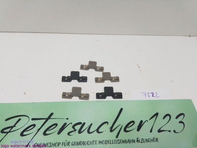 Märklin H0 AC 7522 K-Gleis 5 Stück Mittelleiter-Isolierung