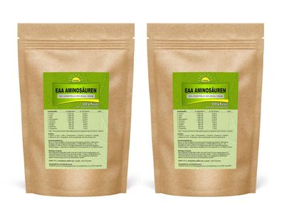 Essentielle Aminosäuren (100% EAA, davon 54% BCAA), vegan, 1000 g, Bonemis®