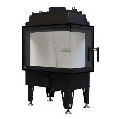 Therm 8CP Eck-Kamineinsatz Rechts 8kW Schwenktür