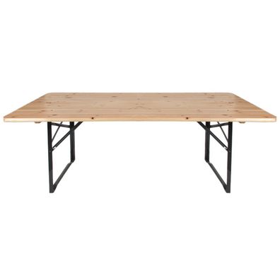 Esschert Design Kinderbiertisch - Erlenholz & Metall