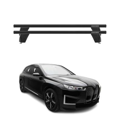 Menabo Dachträger Grundträger für BMW iX I20 2021-2025 Querträger ABE Alu Noir