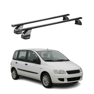 Menabo Dachträger Grundträger für Fiat Multipla 2004-2010 Facelift Stahl Schwarz