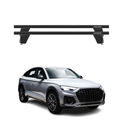 Menabo Dachträger Grundtäger für BMW IX I20 2021-2025 75kg Alu Schwarz 2 tlg