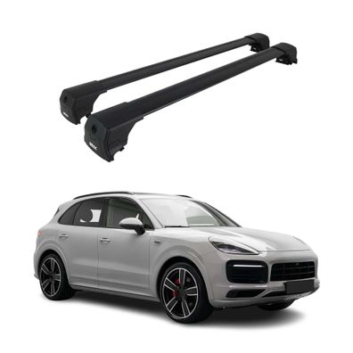 Dachträger Gepäckträger für Skoda Kodiaq 2017-2024 ABE Aluminium Schwarz