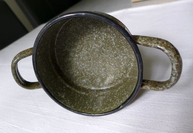 Topf Emaille Kriegsschrott