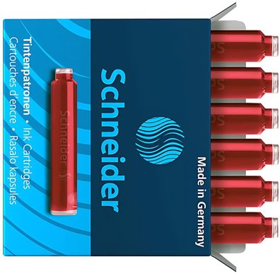 Schneider Tintenpatronen Standard rot 6er Pack