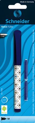 Schneider Füller Voice sortiert + 2 TP Blister 1 Stück