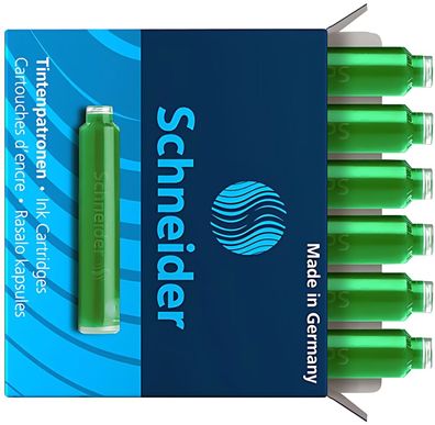 Schneider Tintenpatronen Standard grün 6er Pack