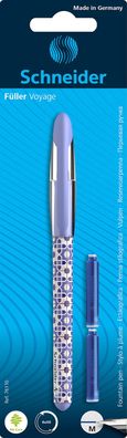 Schneider Füller Voyage sortiert + 2 TP Blister 1 Stück