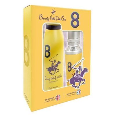 Beverly Hills Polo Club Damen-Duftset: Eau de Parfum 100 ml & Deodorant Spray 15
