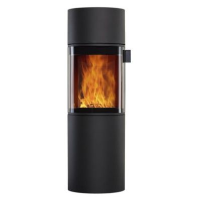 Ausstellungsstück Prego X Schwarz Kaminofen 6KW 180° Panorama Sichtscheibe