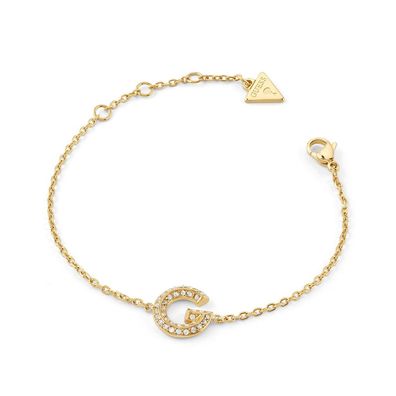 Guess Schmuck Damen-Armband G Pave Goldfarben JUBB05442JWYGS