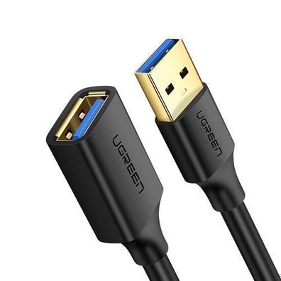 Ugreen USB 3.0 Verlaengerungskabel, USB-A auf USB-A, 5Gb/s Datenrate, 0,5m Laenge,
