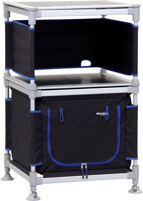 Westfield ModuCamp Küchenschrank, anthrazit, 100cm hoch