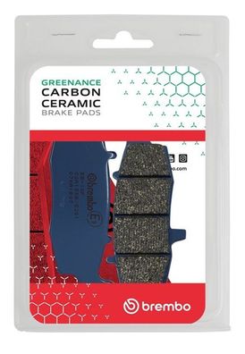 Brembo Bremsbelag Carbon-Keramik mit ABE Abmessungen 1 133,5 x 37,4 x 8,3 Abmessungen