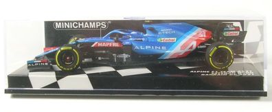 Alpine A521 No.31 Alpine F1 Team - Bahrain GP Formula 1 2021 (Esteban Ocon) 1:43 Mini