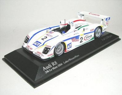 Audi R8 No.2 24h LeMans 2004 (Pirro - Lehto - Werner) 1:43 Minichamps