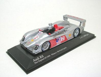 Audi R8 No.2 Winner New England GP 2006 ( A. McNish - R. Capello) 1:43 Minichamps