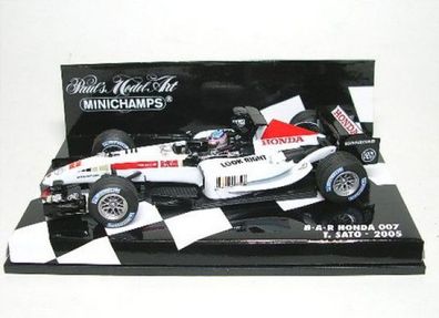 BAR Honda 007 No.4 Formel 1 2005 (T. Sato) 1:43 Minichamps