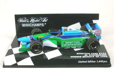 Benetton B194 No.5 Winner Monaco GP 1994 (Michael Schumacher)