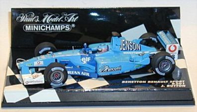 Benetton Renault Sport B201 J. Button Nr. 8 Formel 1 Saison 2001 1:43 Minichamps