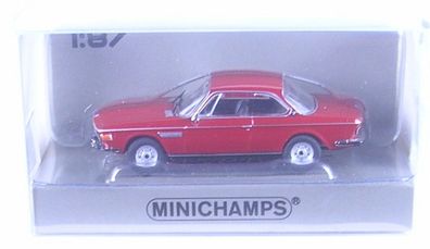 BMW 3.0CSI (dunkelrot metallic) 1971 1:87 Minichamps