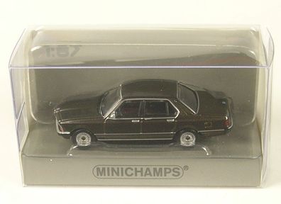 BMW 733I (E23)  braun metallic 1977  1:87 Minichamps