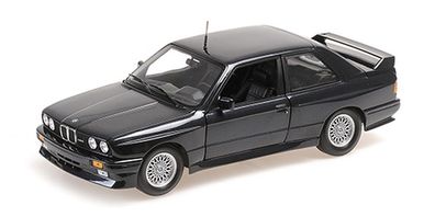 BMW M3 (E30) Street EVO (dark blue metallic) 1989 1:18 Minichamps