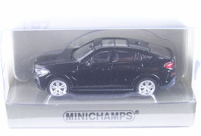 BMW X6 (schwarz metallic) 2020 1:87 Minichamps