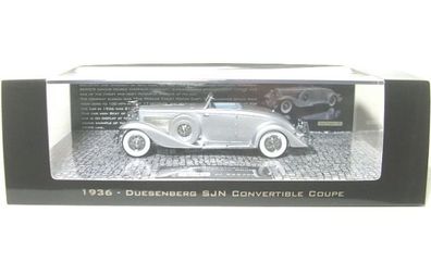 Duesenberg SJN (Supercharged) Convertible Coupe (1936) silver