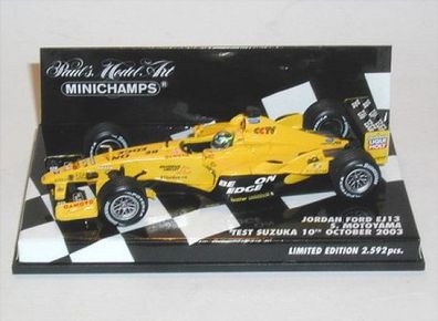 Jordan Ford EJ13 Formel 1 Test Suzuka 2003 (S. Motoyama) 1:43 Minichamps