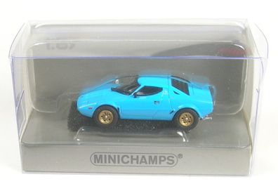 Lancia Stratos (hellblau) 1974 1:87 Minichamps