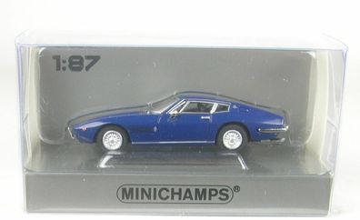 Maserati Ghibli Coupe (dunkelblau) 1969 1:87 Minichamps