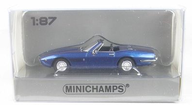 Maserati Ghibli Spyder (blau metallic) 1969 Minichamps 1:87