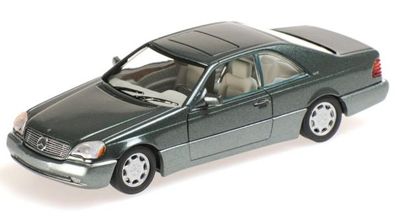 Mercedes-Benz 600 SEC Coupe (C140) green metallic (1992)