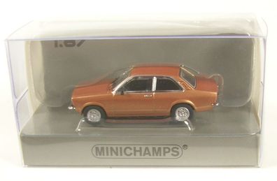 Opel Kadett Saloon (gold color) 1973 1:87 Minichamps