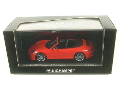 Porsche 911 (991.2) Carrera 4 Cabriolet (lava orange) 2016 - 1:43