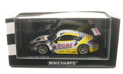 Porsche 911 GT3 R No.98 Rowe Racing 2nd 24h Spa 2019 (Müller - Dumas - Jaminet) 1:43